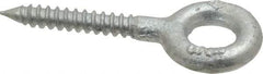 Gibraltar - 3/8, Hot Galvanized Finish, Forged Steel Forged Eye Bolt - 2-1/4" Thread Length, 3/4" ID, 2-1/2" Shank Length - All Tool & Supply