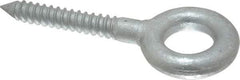 Gibraltar - 1/2, Hot Galvanized Finish, Forged Steel Forged Eye Bolt - 2-3/8" Thread Length, 1" ID, 3-1/4" Shank Length - All Tool & Supply