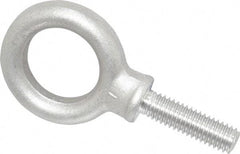 Gibraltar - 1,160 Lb Capacity, Stainless Steel, 3/8-16 Thread, Fixed Lifting Eye Bolt - Fully Threaded, 1-1/4" Shank, 1-1/4" Thread Length, Shoulder - All Tool & Supply