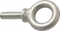 Gibraltar - 2,150 Lb Capacity, Stainless Steel, 1/2-13 Thread, Fixed Lifting Eye Bolt - Fully Threaded, 1-1/2" Shank, 1-1/2" Thread Length, Shoulder - All Tool & Supply