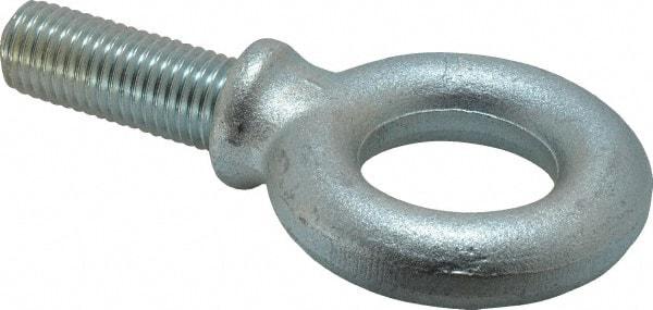 Gibraltar - 5,950 Lb Capacity, Steel, 7/8-9 Thread, Fixed Lifting Eye Bolt - Fully Threaded, 2-1/4" Shank, 2-3/4" Thread Length, Shoulder - All Tool & Supply