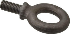 Gibraltar - 5,510 Lb Capacity, Steel, M18x2.50 Thread, Fixed Lifting Eye Bolt - Fully Threaded, 36mm Shank, 37mm Thread Length, Shoulder - All Tool & Supply