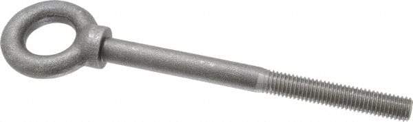 Gibraltar - 2,400 Lb Capacity, Steel, 1/2-13 Thread, Lifting Eye Bolt - Partially Threaded, 6" Shank, 2-1/2" Thread Length, Shoulder - All Tool & Supply