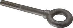 Gibraltar - 5,000 Lb Capacity, Steel, 3/4-10 Thread, Lifting Eye Bolt - Partially Threaded, 6" Shank, 2-1/2" Thread Length, Shoulder - All Tool & Supply