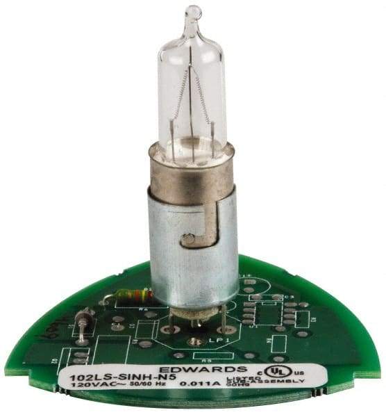 Edwards Signaling - Halogen Lamp, Clear, Steady, Stackable Tower Light Module - 120 VAC, 0.11 Amp, IP54, IP65 Ingress Rating, 3R, 4X NEMA Rated, Panel Mount, Pipe Mount - All Tool & Supply