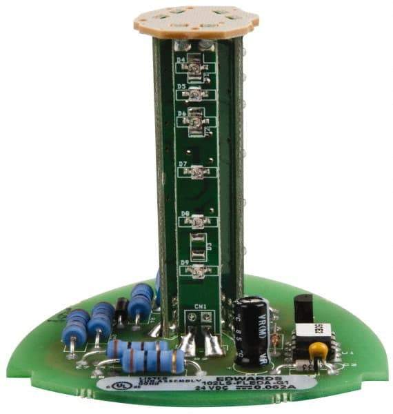 Edwards Signaling - LED Lamp, Amber, Flashing, Stackable Tower Light Module - 24 VDC, 0.06 Amp, IP54, IP65 Ingress Rating, 3R, 4X NEMA Rated, Panel Mount, Pipe Mount - All Tool & Supply