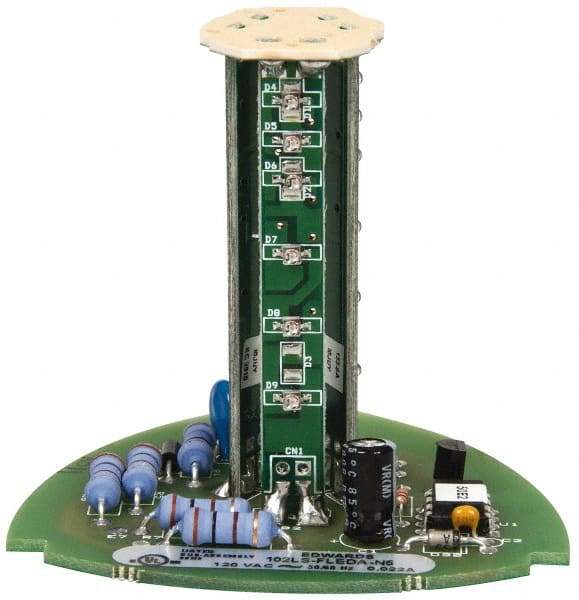 Edwards Signaling - LED Lamp, Amber, Flashing, Stackable Tower Light Module - 120 VAC, 0.02 Amp, IP54, IP65 Ingress Rating, 3R, 4X NEMA Rated, Panel Mount, Pipe Mount - All Tool & Supply