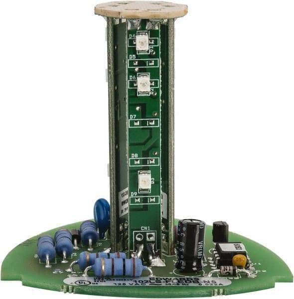 Edwards Signaling - LED Lamp, Blue, Flashing, Stackable Tower Light Module - 120 VAC, 0.02 Amp, IP54, IP65 Ingress Rating, 3R, 4X NEMA Rated, Panel Mount, Pipe Mount - All Tool & Supply