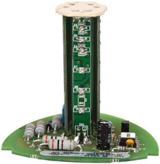 Edwards Signaling - LED Lamp, Red, Flashing, Stackable Tower Light Module - 24 VDC, 0.06 Amp, IP54, IP65 Ingress Rating, 3R, 4X NEMA Rated, Panel Mount, Pipe Mount - All Tool & Supply