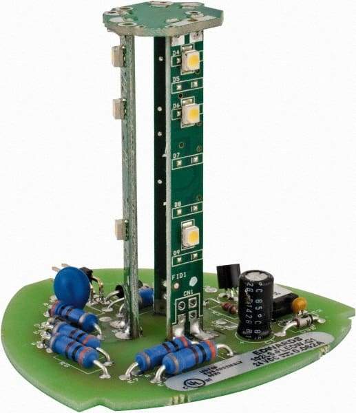 Edwards Signaling - LED Lamp, White, Flashing, Stackable Tower Light Module - 24 VDC, 0.06 Amp, IP54, IP65 Ingress Rating, 3R, 4X NEMA Rated, Panel Mount, Pipe Mount - All Tool & Supply