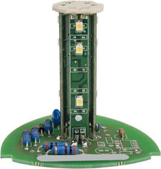 Edwards Signaling - LED Lamp, White, Steady, Stackable Tower Light Module - 24 VDC, 0.06 Amp, IP54, IP65 Ingress Rating, 3R, 4X NEMA Rated, Panel Mount, Pipe Mount - All Tool & Supply