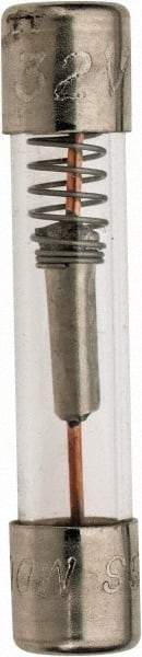 Cooper Bussmann - 32 VAC/VDC, 25 Amp, Time Delay Miniature Glass Fuse - 1-1/4" OAL, 1/4" Diam - All Tool & Supply