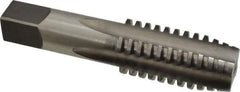 Made in USA - 1-3/8 - 4, Right Hand Thread, 3" Thread Length, Acme Thread Tap - 4 Flutes, Spiral Flute, 6-1/16" Overall Length, 2G Class of Fit, Plug Chamfer - All Tool & Supply