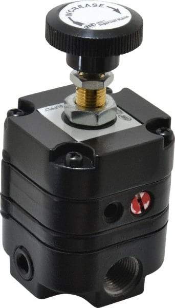 ARO/Ingersoll-Rand - 3/8 NPT Port, 14 CFM, Zinc Precision Constant Bleed Regulator - 2 to 60 psi Range, 150 Max psi Supply Pressure, 1/4" Gauge Port Thread, 2.12" Wide x 4.55" High - All Tool & Supply