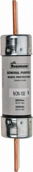 Cooper Bussmann - 125 VDC, 250 VAC, 100 Amp, Fast-Acting General Purpose Fuse - Bolt-on Mount, 5-7/8" OAL, 10 (RMS Symmetrical) kA Rating, 1-1/16" Diam - All Tool & Supply