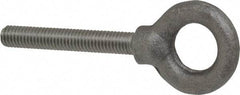 Gibraltar - 1,200 Lb Capacity, Steel, 3/8-16, Fixed Lifting Eye Bolt - Fully Threaded, 2-1/2" Shank, 2-1/2" Thread Length, Shoulder - All Tool & Supply