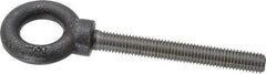 Gibraltar - 2,400 Lb Capacity, Steel, 1/2-13, Lifting Eye Bolt - Fully Threaded, 4" Shank, 4" Thread Length, No Shoulder - All Tool & Supply