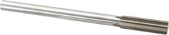 Interstate - 0.744" High Speed Steel 6 Flute Chucking Reamer - Straight Flute, 5/8" Straight Shank, 2-1/2" Flute Length, 9-1/2" OAL - All Tool & Supply