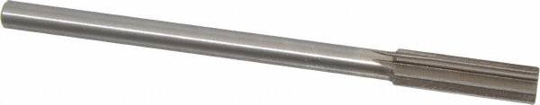 Interstate - 0.587" High Speed Steel 6 Flute Chucking Reamer - All Tool & Supply