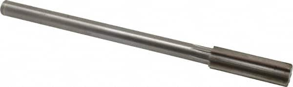 Interstate - 0.602" High Speed Steel 6 Flute Chucking Reamer - All Tool & Supply