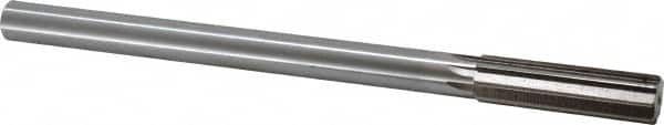 Interstate - 0.641" High Speed Steel 6 Flute Chucking Reamer - All Tool & Supply