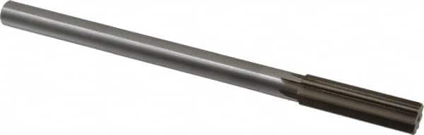 Interstate - 0.667" High Speed Steel 6 Flute Chucking Reamer - All Tool & Supply