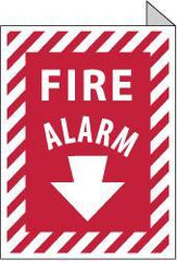 NMC - Fire Alarm, Aluminum Fire Sign - 9" Wide x 12" High - All Tool & Supply