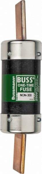 Cooper Bussmann - 125 VDC, 250 VAC, 300 Amp, Fast-Acting General Purpose Fuse - Bolt-on Mount, 8-5/8" OAL, 10 (RMS Symmetrical) kA Rating, 2-1/16" Diam - All Tool & Supply