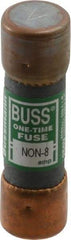 Cooper Bussmann - 125 VDC, 250 VAC, 8 Amp, Fast-Acting General Purpose Fuse - Fuse Holder Mount, 50.8mm OAL, 50 at AC/DC kA Rating, 9/16" Diam - All Tool & Supply