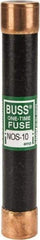 Cooper Bussmann - 600 VAC, 10 Amp, Fast-Acting General Purpose Fuse - Fuse Holder Mount, 127mm OAL, 50 at AC/DC kA Rating, 13/16" Diam - All Tool & Supply