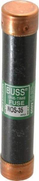 Cooper Bussmann - 600 VAC, 35 Amp, Fast-Acting General Purpose Fuse - Fuse Holder Mount, 5-1/2" OAL, 50 at AC/DC kA Rating, 1-1/16" Diam - All Tool & Supply