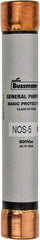 Cooper Bussmann - 600 VAC, 5 Amp, Fast-Acting General Purpose Fuse - Fuse Holder Mount, 127mm OAL, 50 at AC/DC kA Rating, 13/16" Diam - All Tool & Supply