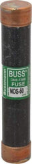 Cooper Bussmann - 600 VAC, 50 Amp, Fast-Acting General Purpose Fuse - Fuse Holder Mount, 5-1/2" OAL, 50 at AC/DC kA Rating, 1-1/16" Diam - All Tool & Supply