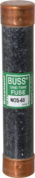 Cooper Bussmann - 600 VAC, 60 Amp, Fast-Acting General Purpose Fuse - Fuse Holder Mount, 5-1/2" OAL, 50 at AC/DC kA Rating, 1-1/16" Diam - All Tool & Supply