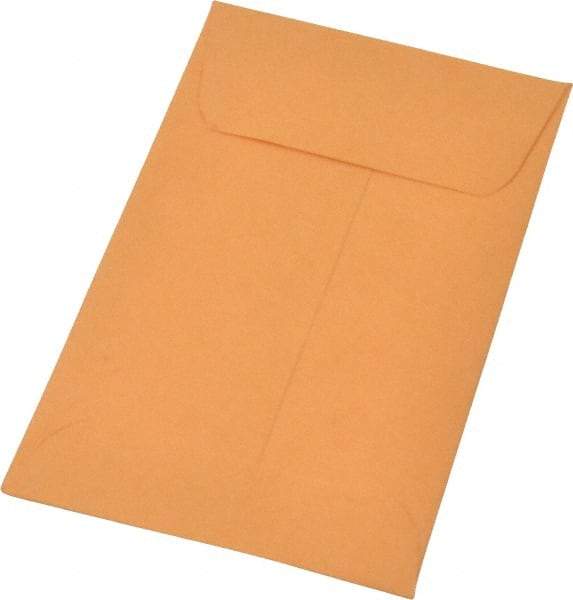 Quality Park - 4-1/4" Long x 2-1/2" Wide Gummed Flap Kraft Coin Envelope - 20 Lb Paper Weight - All Tool & Supply