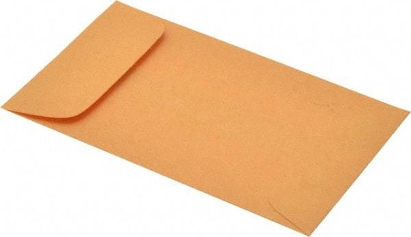 Quality Park - 4-1/4" Long x 2-1/2" Wide Gummed Flap Kraft Coin Envelope - 28 Lb Paper Weight - All Tool & Supply