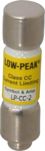 Cooper Bussmann - 300 VDC, 600 VAC, 2 Amp, Time Delay General Purpose Fuse - Fuse Holder Mount, 1-1/2" OAL, 20 at DC, 200 at AC (RMS) kA Rating, 13/32" Diam - All Tool & Supply