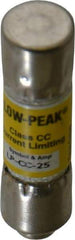 Cooper Bussmann - 300 VDC, 600 VAC, 25 Amp, Time Delay General Purpose Fuse - Fuse Holder Mount, 1-1/2" OAL, 20 at DC, 200 at AC (RMS) kA Rating, 13/32" Diam - All Tool & Supply