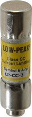 Cooper Bussmann - 150 VDC, 600 VAC, 3 Amp, Time Delay General Purpose Fuse - Fuse Holder Mount, 1-1/2" OAL, 20 at DC, 200 at AC (RMS) kA Rating, 13/32" Diam - All Tool & Supply