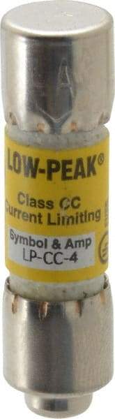 Cooper Bussmann - 150 VDC, 600 VAC, 4 Amp, Time Delay General Purpose Fuse - Fuse Holder Mount, 1-1/2" OAL, 20 at DC, 200 at AC (RMS) kA Rating, 13/32" Diam - All Tool & Supply