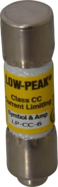 Cooper Bussmann - 150 VDC, 600 VAC, 6 Amp, Time Delay General Purpose Fuse - Fuse Holder Mount, 1-1/2" OAL, 20 at DC, 200 at AC (RMS) kA Rating, 13/32" Diam - All Tool & Supply