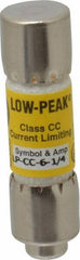 Cooper Bussmann - 150 VDC, 600 VAC, 6.25 Amp, Time Delay General Purpose Fuse - Fuse Holder Mount, 1-1/2" OAL, 20 at DC, 200 at AC (RMS) kA Rating, 13/32" Diam - All Tool & Supply