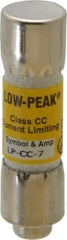 Cooper Bussmann - 150 VDC, 600 VAC, 7 Amp, Time Delay General Purpose Fuse - Fuse Holder Mount, 1-1/2" OAL, 20 at DC, 200 at AC (RMS) kA Rating, 13/32" Diam - All Tool & Supply