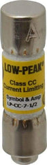 Cooper Bussmann - 150 VDC, 600 VAC, 7.5 Amp, Time Delay General Purpose Fuse - Fuse Holder Mount, 1-1/2" OAL, 20 at DC, 200 at AC (RMS) kA Rating, 13/32" Diam - All Tool & Supply