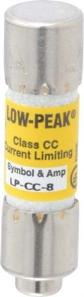 Cooper Bussmann - 150 VDC, 600 VAC, 8 Amp, Time Delay General Purpose Fuse - Fuse Holder Mount, 1-1/2" OAL, 20 at DC, 200 at AC (RMS) kA Rating, 13/32" Diam - All Tool & Supply