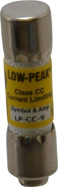 Cooper Bussmann - 150 VDC, 600 VAC, 9 Amp, Time Delay General Purpose Fuse - Fuse Holder Mount, 1-1/2" OAL, 20 at DC, 200 at AC (RMS) kA Rating, 13/32" Diam - All Tool & Supply