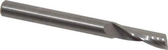 Onsrud - 1/4" Cutting Diam x 3/4" Length of Cut, 1 Flute, Upcut Spiral Router Bit - Uncoated, Right Hand Cut, Solid Carbide, 2-1/2" OAL x 1/4" Shank Diam, Single Edge, 22° Helix Angle - All Tool & Supply