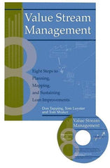 Made in USA - Value Stream Management: Eight Steps to Planning, Mapping, and Sustaining Lean Improvements Publication with CD-ROM, 1st Edition - by Don Tapping, Tom Luyster & Tom Shuker, 2002 - All Tool & Supply