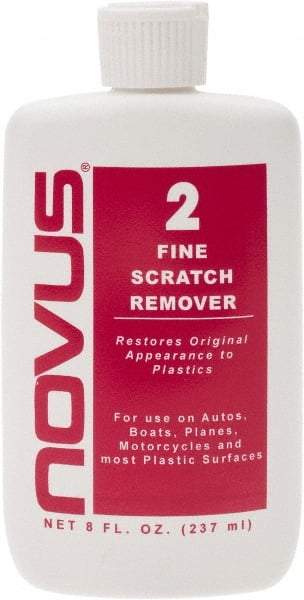 Novus - 8 Ounce Bottle Scratch Remover for Plastic - Fine Scratch Remover - All Tool & Supply