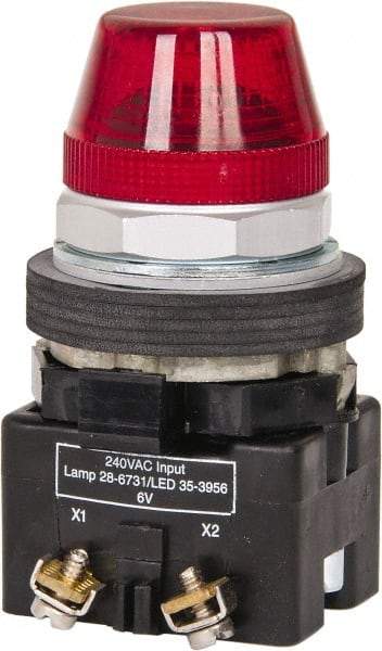 Eaton Cutler-Hammer - 30-1/2mm Mount Hole, Pushbutton Switch - Illuminated - All Tool & Supply